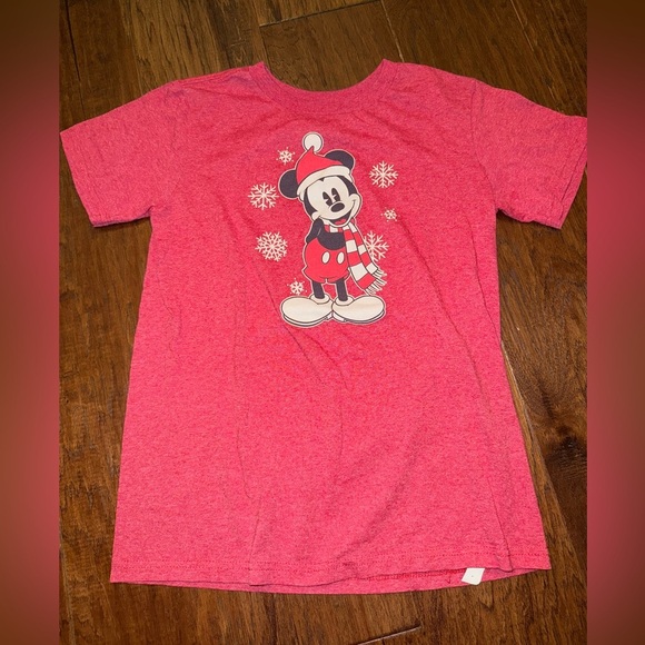Disney Other - Disney Kids Red Mickey Mouse T-Shirt